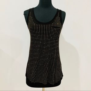 ROBIN K Studded Tank Top